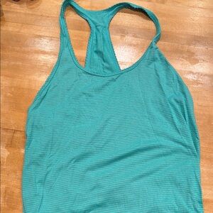 Lululemon Teal Racerback Tank Top